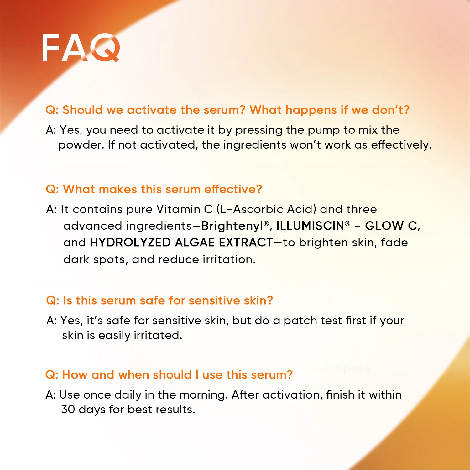 10% Pure Vitamin C Brightening Serum - Image 9