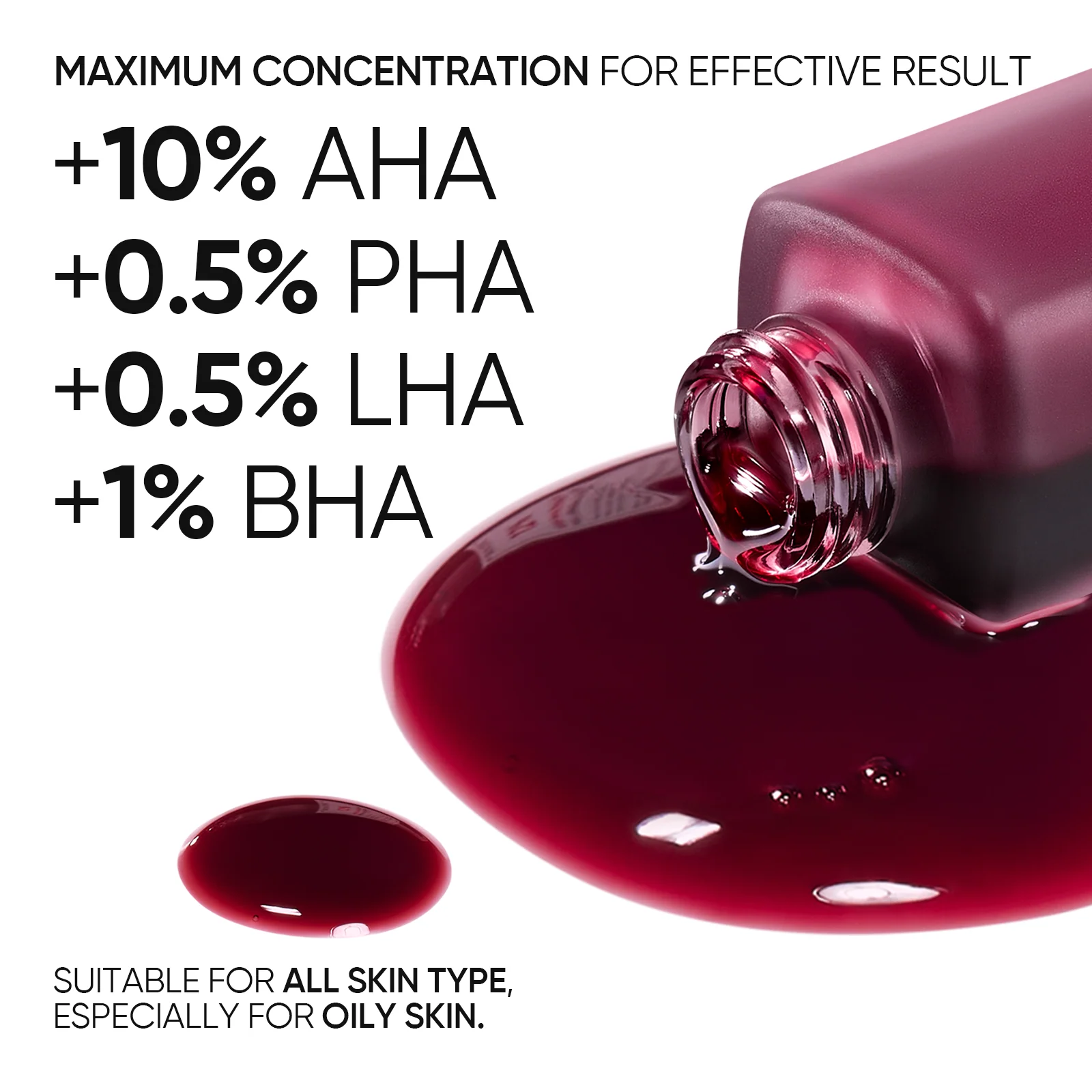 12% AHA BHA PHA LHA Peeling Solution Serum - Image 3