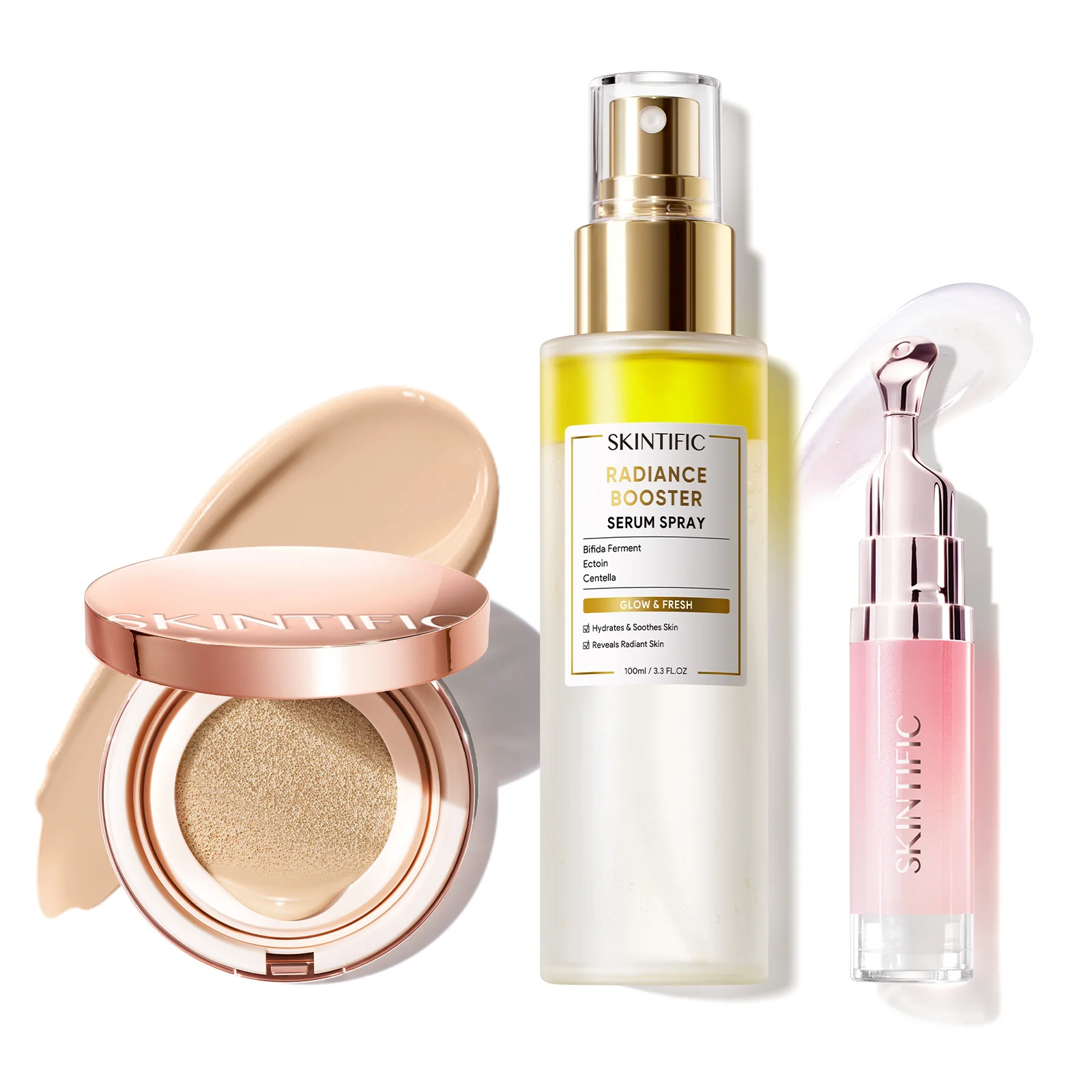 12-Hour Long-Lasting Cover Cushion+ Booster Serum Spray + Lip Serum - Image 25