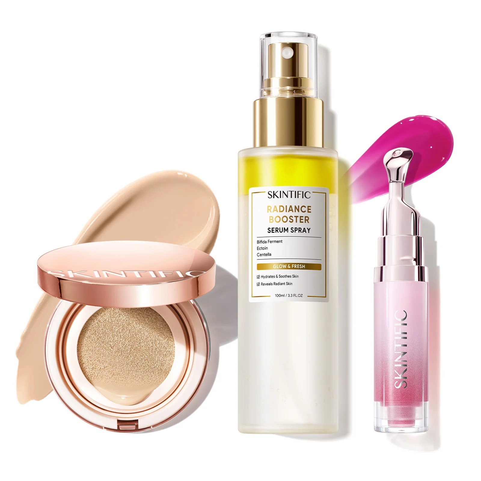 12-Hour Long-Lasting Cover Cushion+ Booster Serum Spray + Lip Serum - Image 27