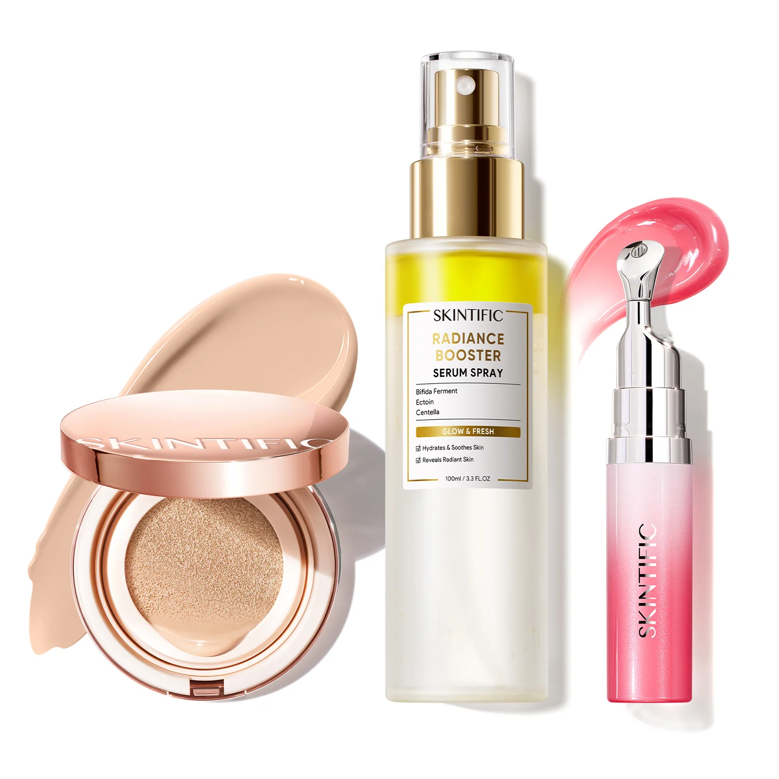 12-Hour Long-Lasting Cover Cushion+ Booster Serum Spray + Lip Serum - Image 30