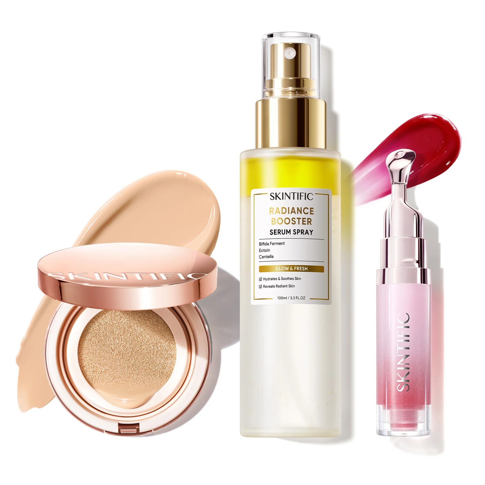 12-Hour Long-Lasting Cover Cushion+ Booster Serum Spray + Lip Serum - Image 54