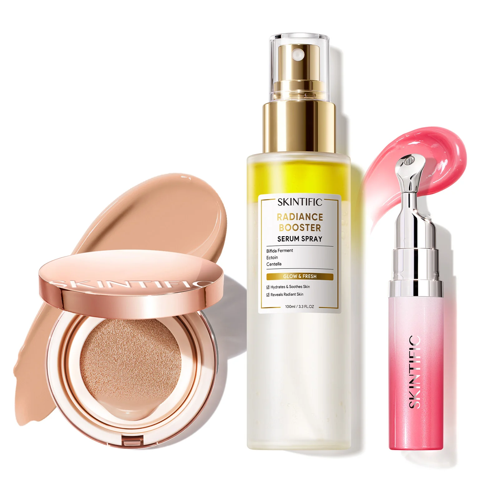 12-Hour Long-Lasting Cover Cushion+ Booster Serum Spray + Lip Serum - Image 56