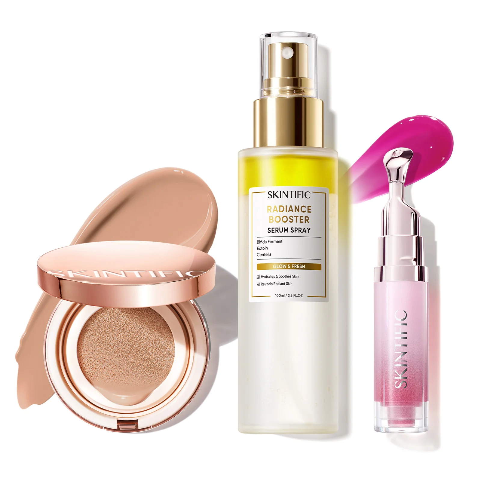 12-Hour Long-Lasting Cover Cushion+ Booster Serum Spray + Lip Serum - Image 61