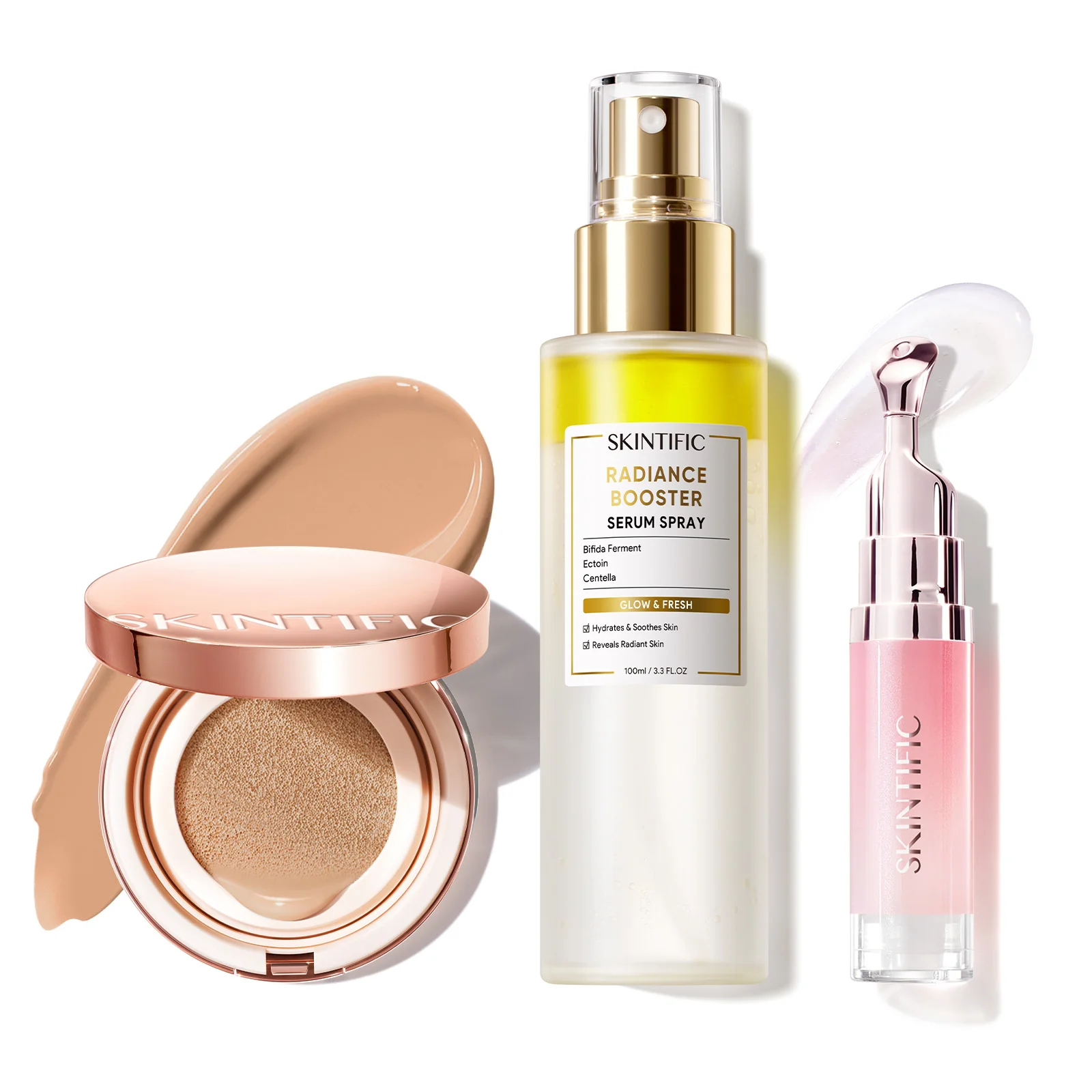 12-Hour Long-Lasting Cover Cushion+ Booster Serum Spray + Lip Serum - Image 67