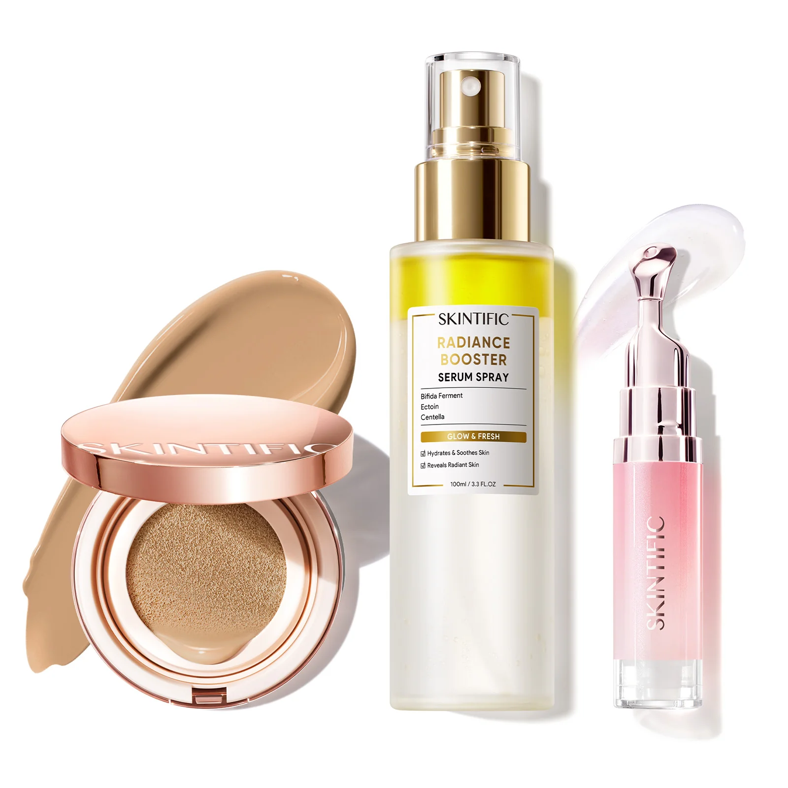 12-Hour Long-Lasting Cover Cushion+ Booster Serum Spray + Lip Serum - Image 71