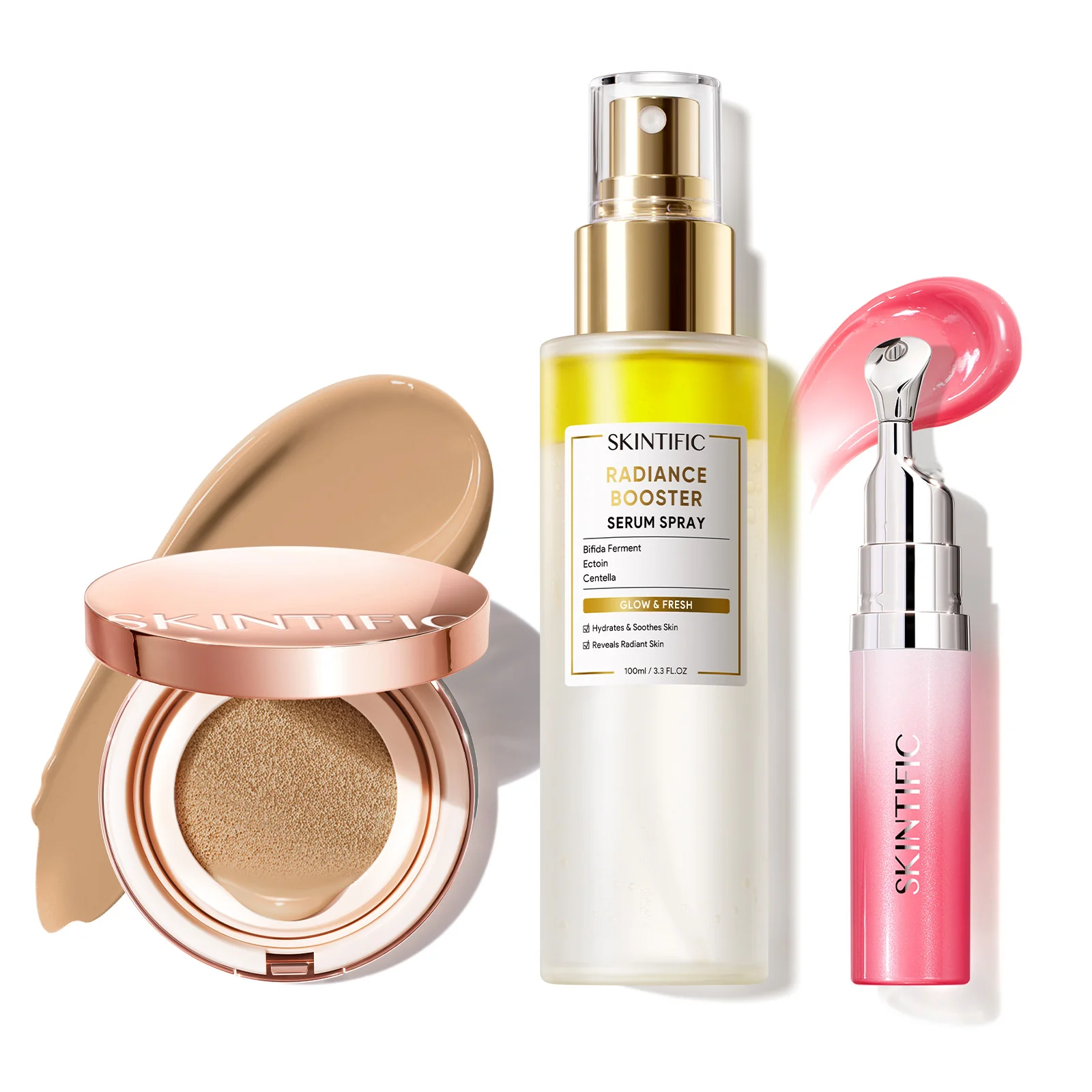 12-Hour Long-Lasting Cover Cushion+ Booster Serum Spray + Lip Serum - Image 72