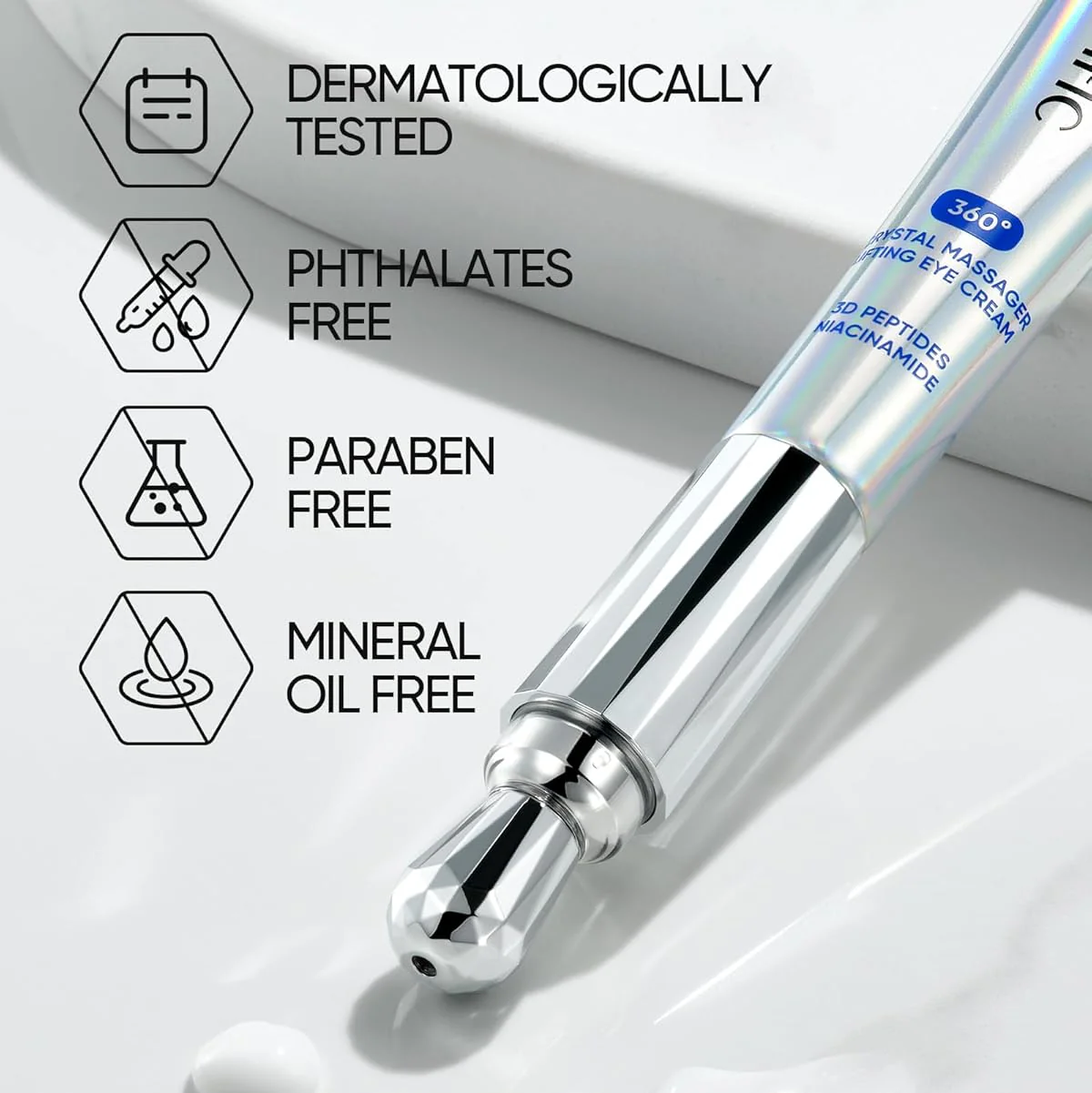 360° Crystal Massager Lifting Eye Cream - Image 7