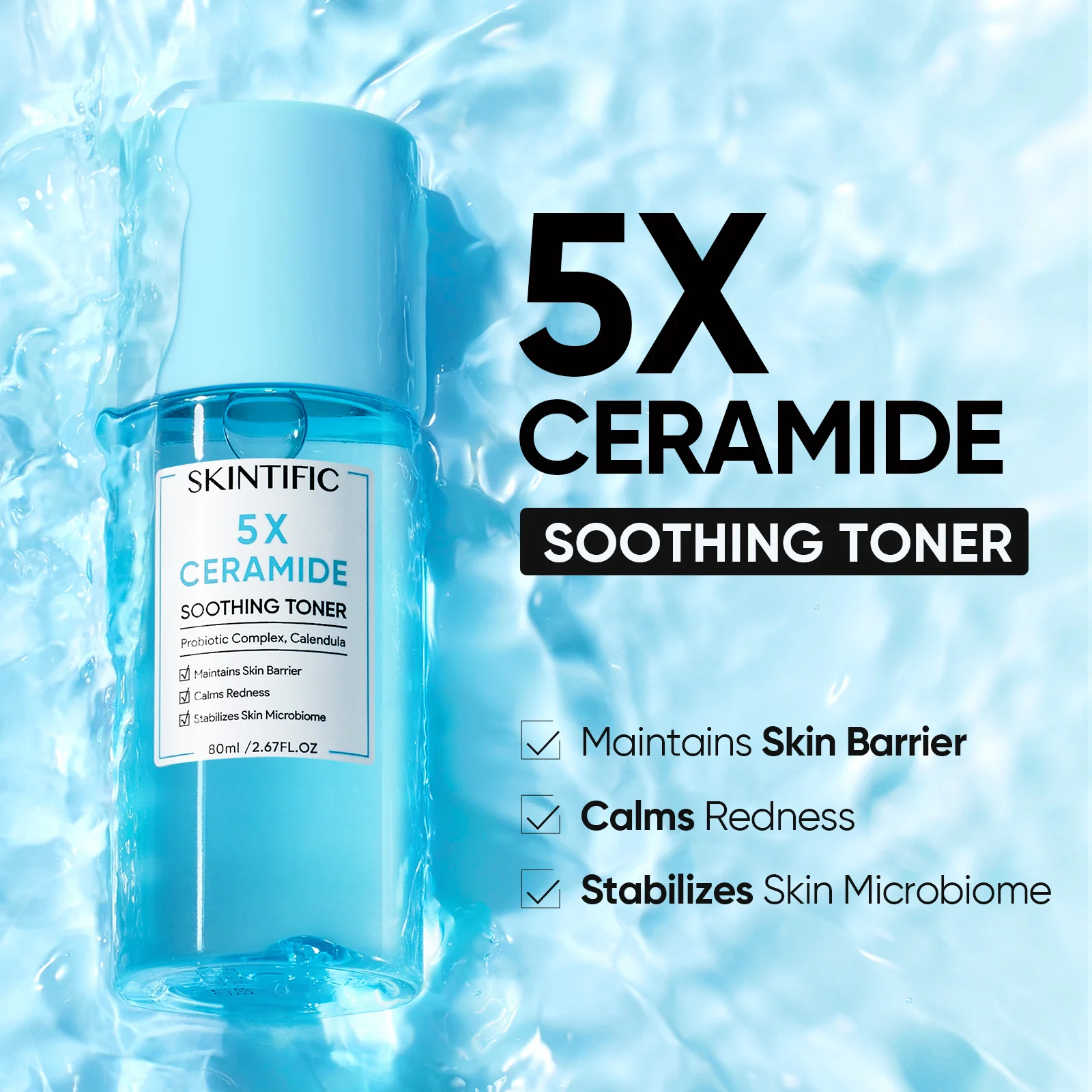5X Ceramide Soothing Skin Barrier Toner - Image 7