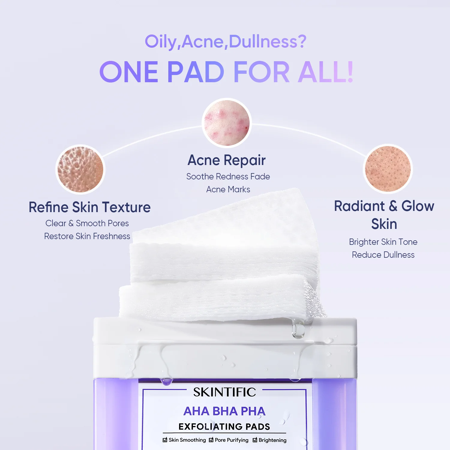 AHA BHA PHA Exfoliating Pads - Image 3