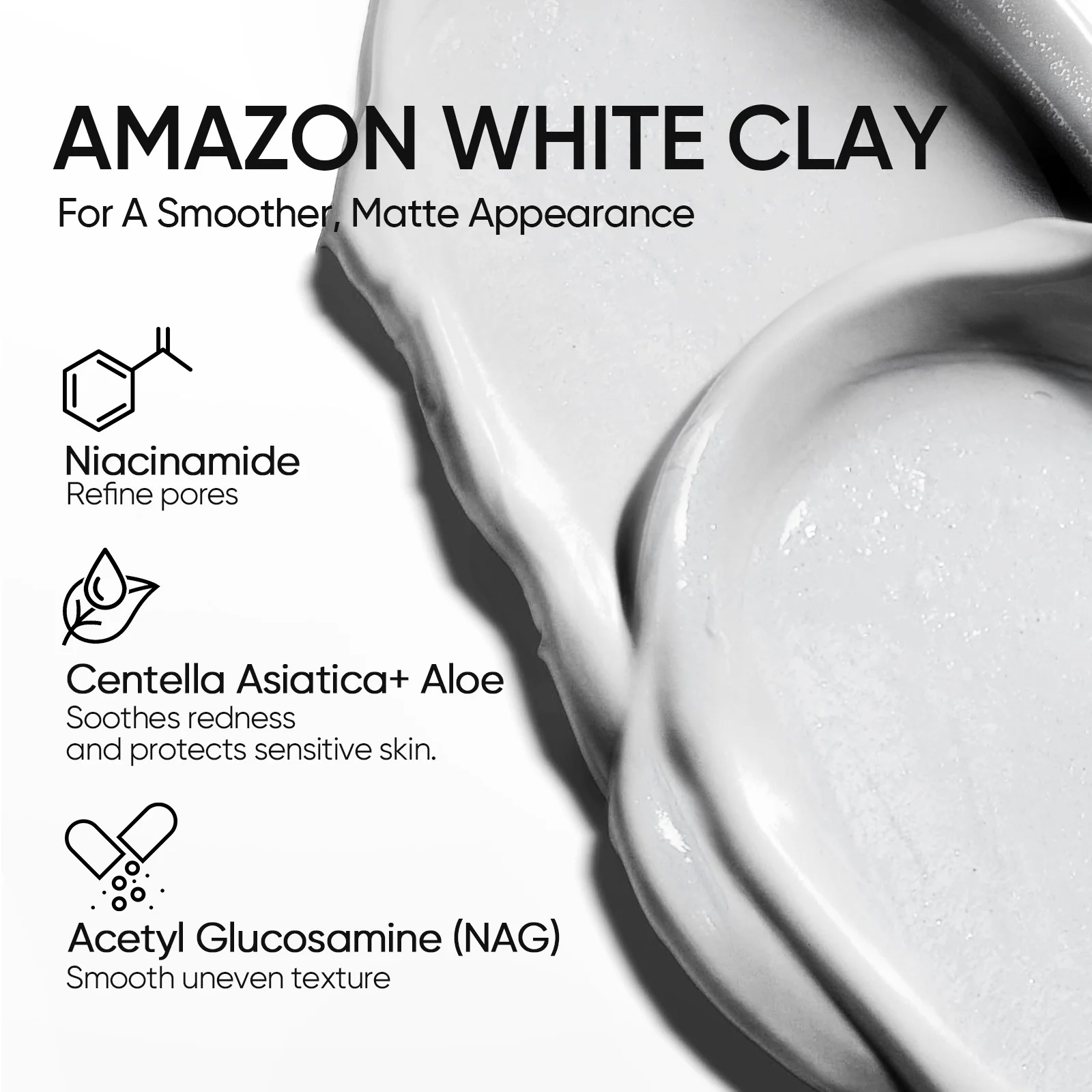 Dual Clay Blackhead Clearing & Smooth Skin Set 2pcs - Image 6