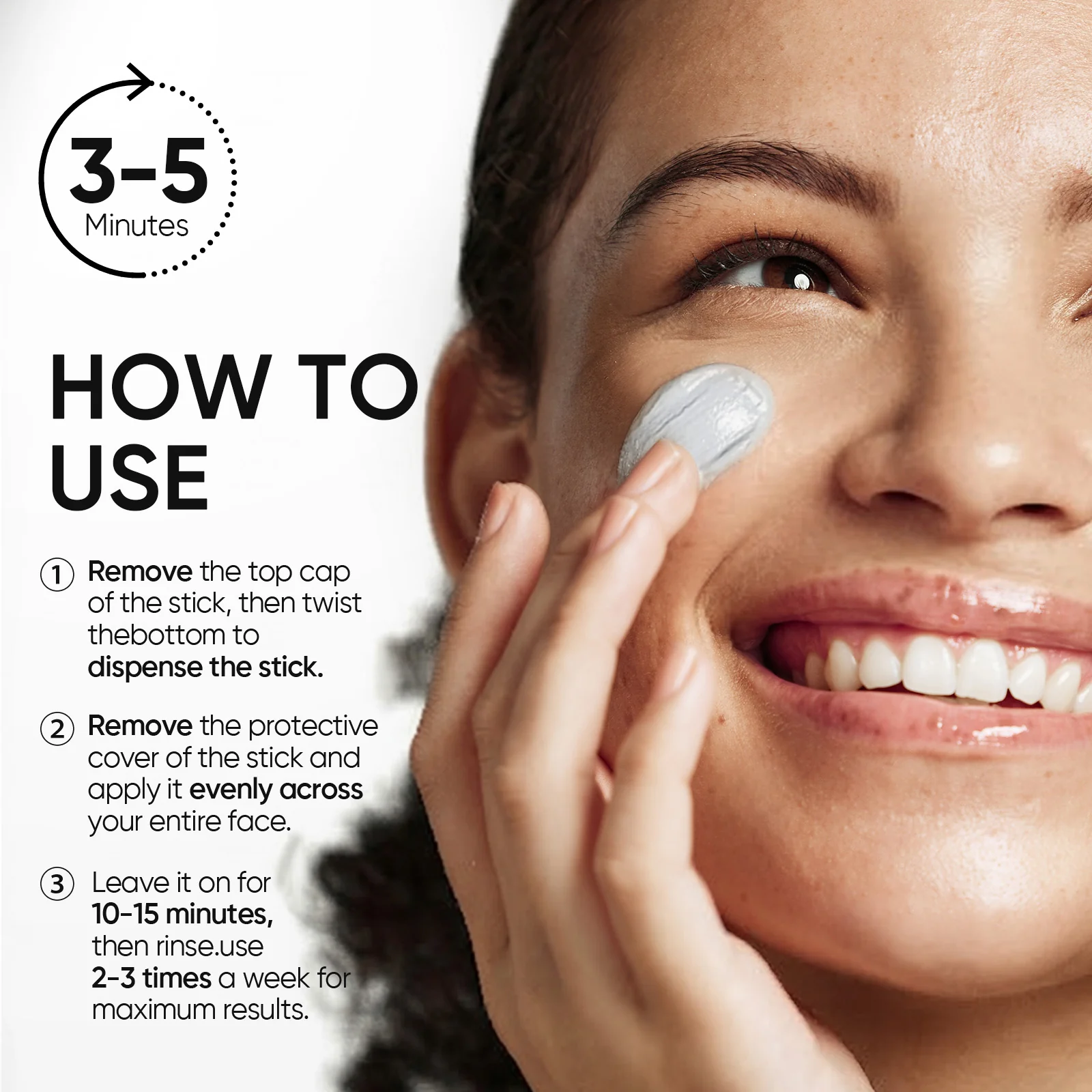 Dual Clay Blackhead Clearing & Smooth Skin Set 2pcs - Image 7