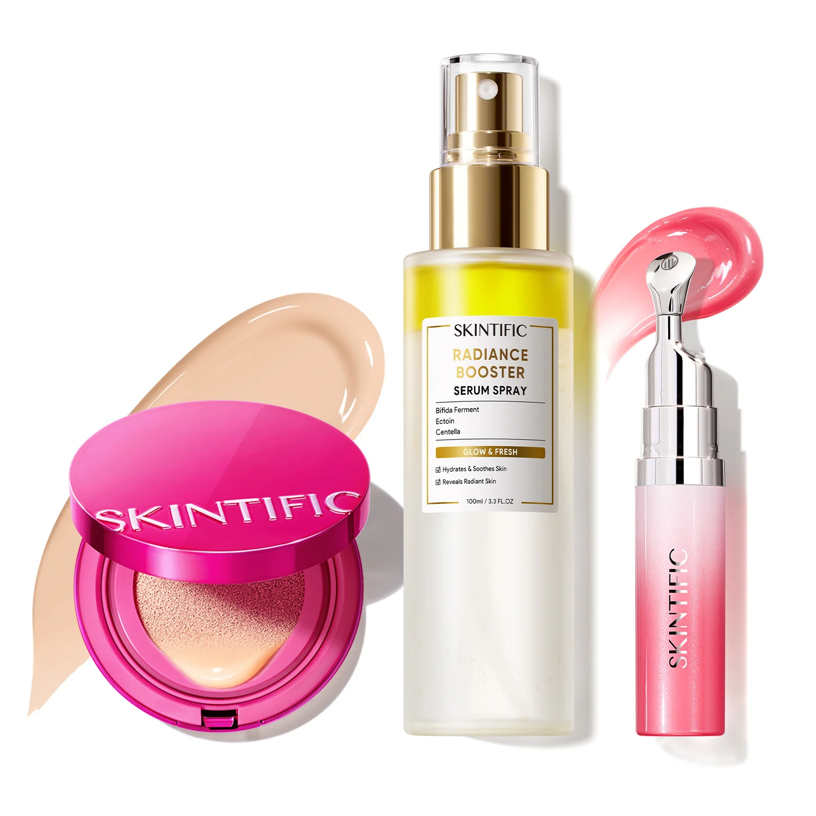 Glow Makeup Set with Cushion, Face Mist & Lip Serum - Image 4
