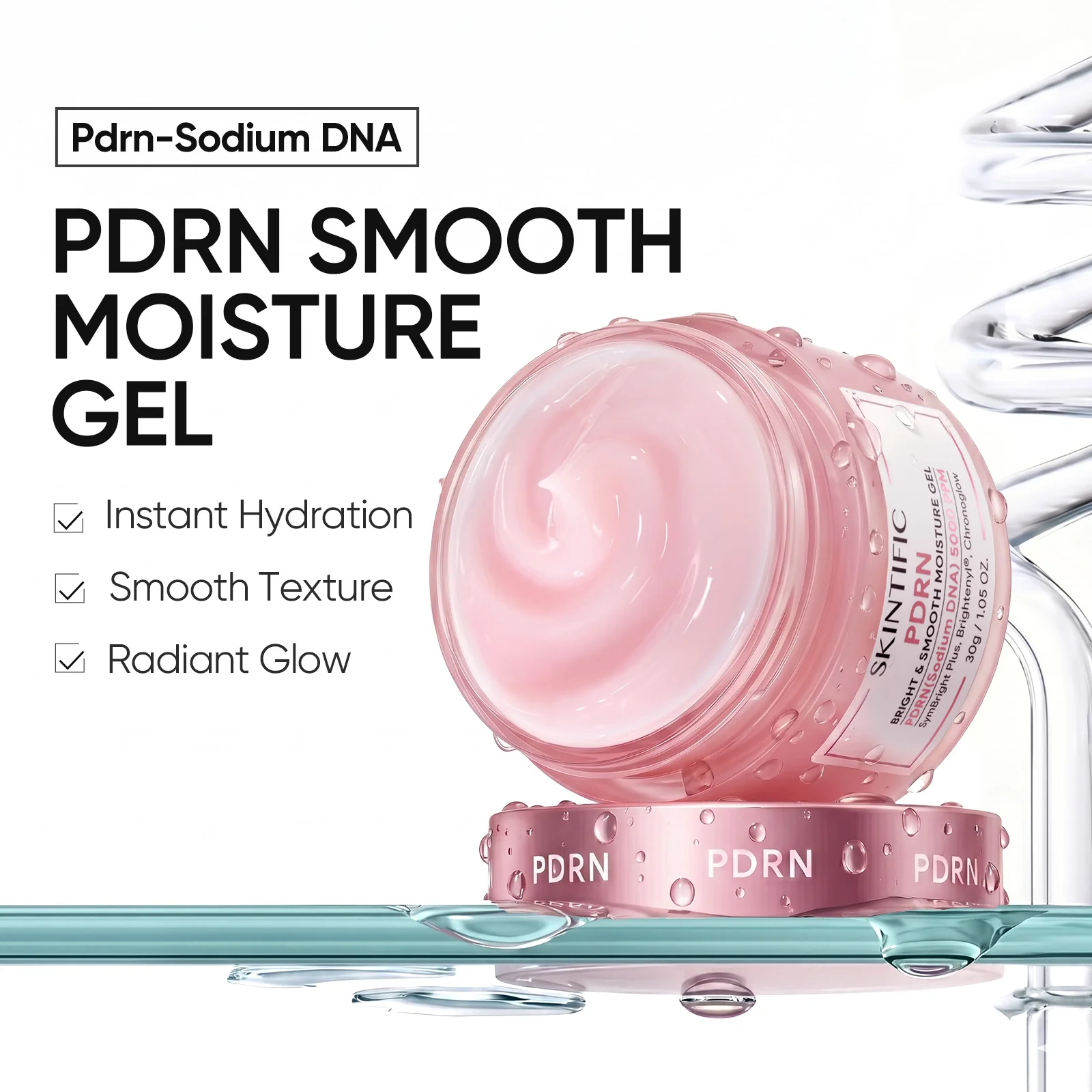 PDRN Bright & Smooth Glass Skin Set 3pcs - Image 5
