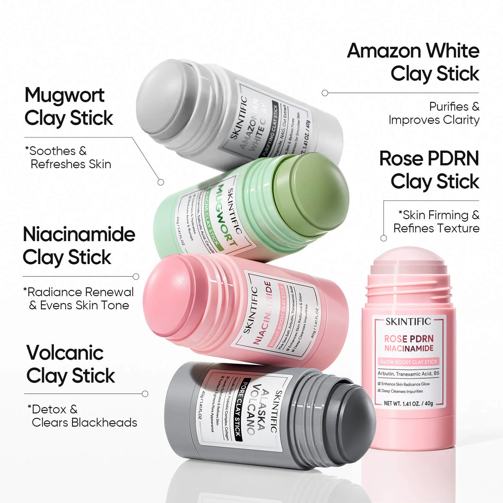 Rose PDRN Niacinamide Glow Boost Clay Stick - Image 9