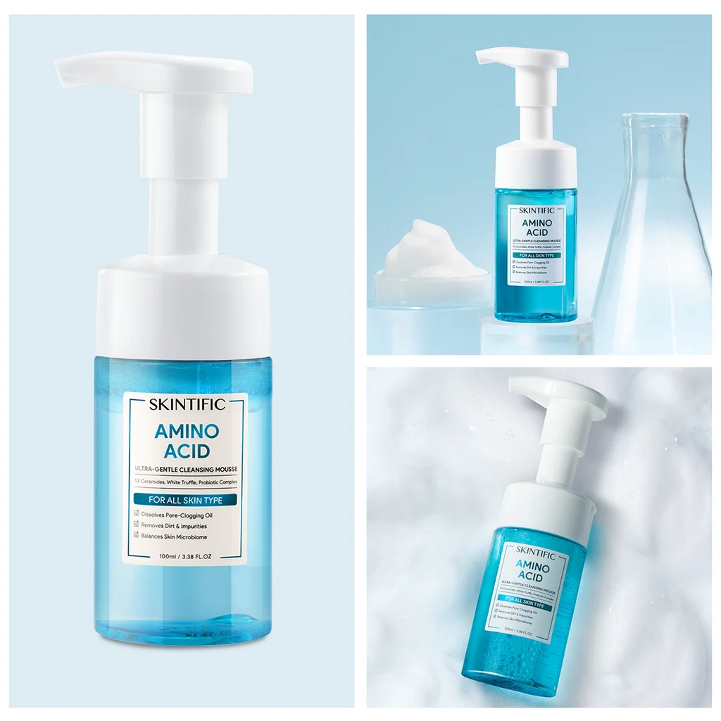 Amino Acid Ultra-Gentle Gentle Cleansing Mousse Face Cleanser - Image 5