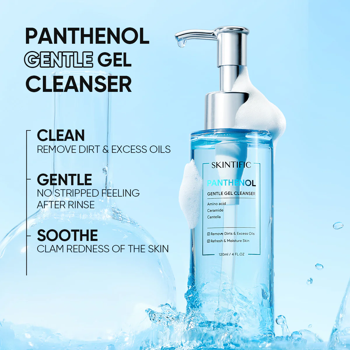 Panthenol Gentle Gel Cleanser - Image 4
